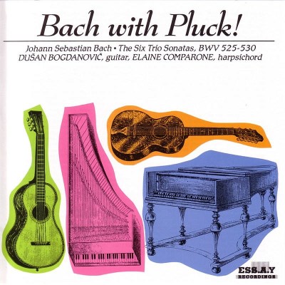 Bach/Bach With Pluck Vol. 1@Bogdanovic (Gtr)/Comparone (Hp